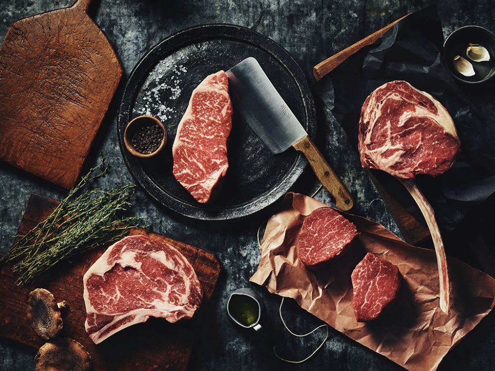 Carnes e itens congelados prontos para o freezer